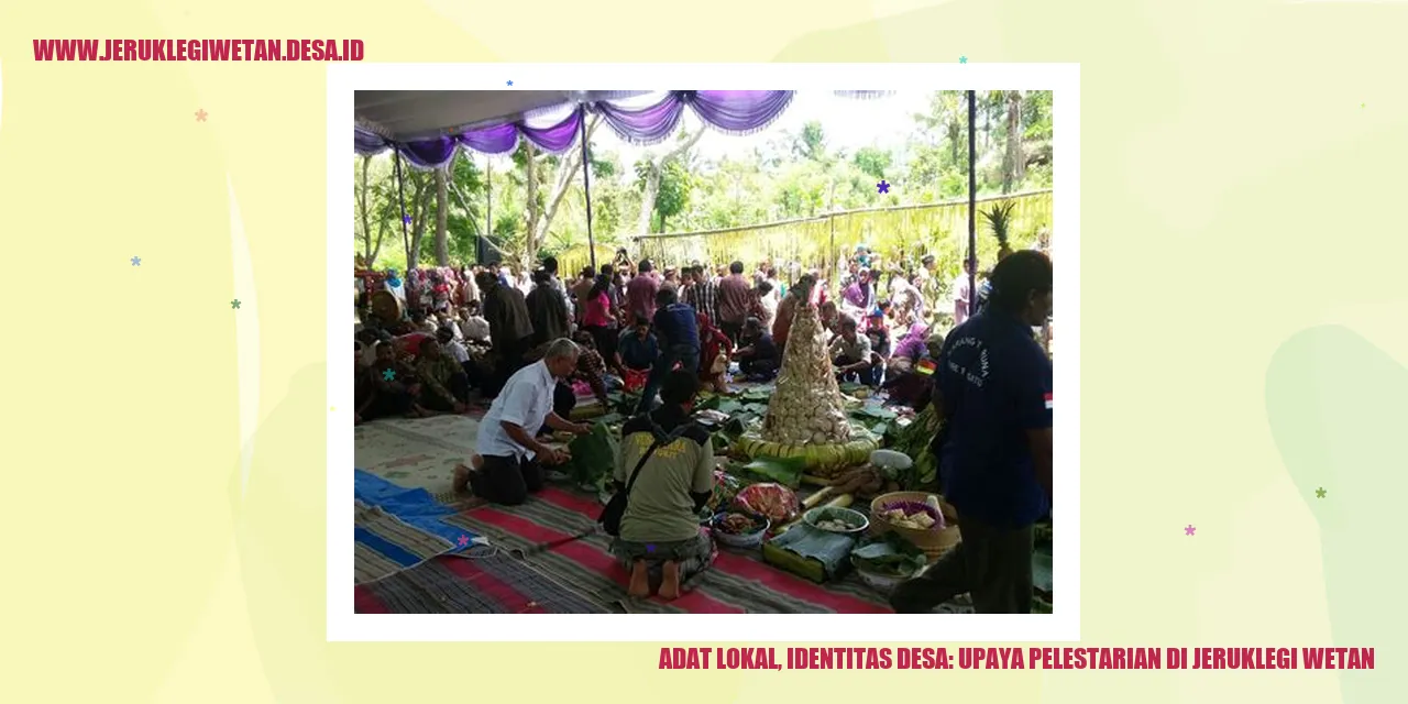Adat Lokal, Identitas Desa: Upaya Pelestarian di Jeruklegi Wetan
