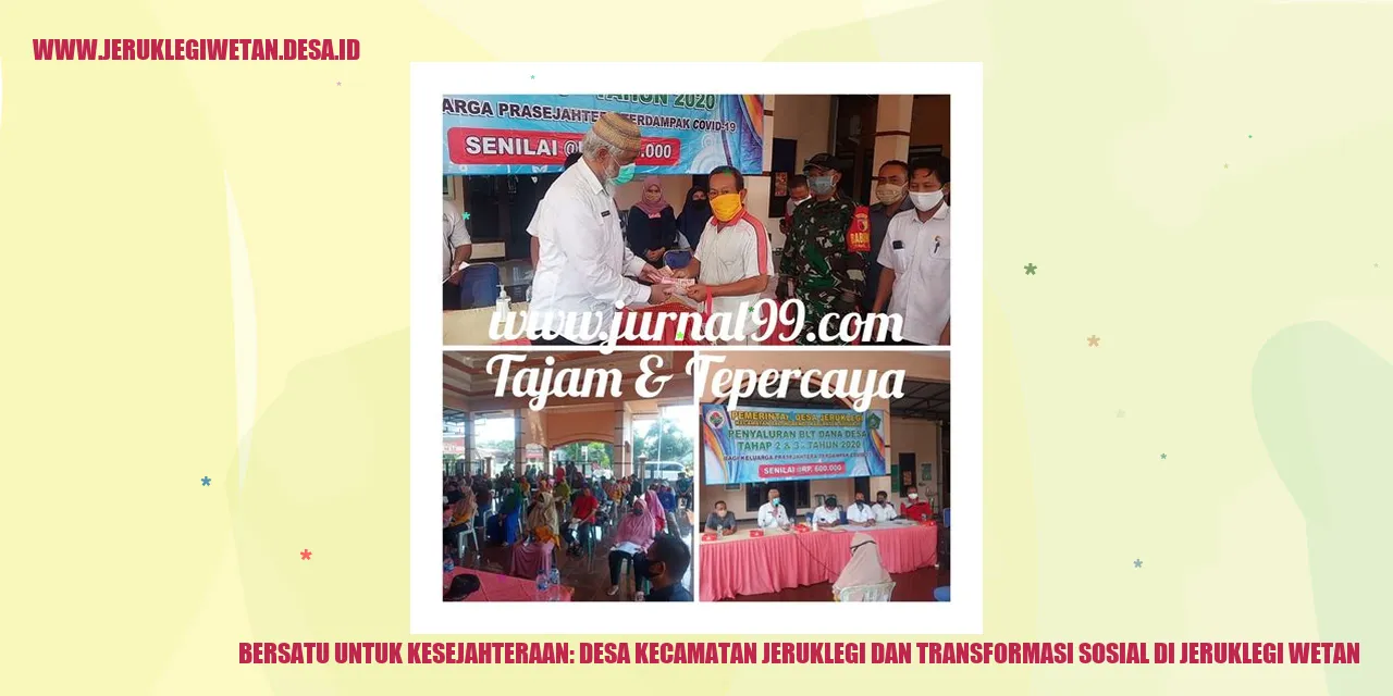 Membangun Desa Kecamatan Jeruklegi Menjadi Tempat yang Makmur dan Harmonis