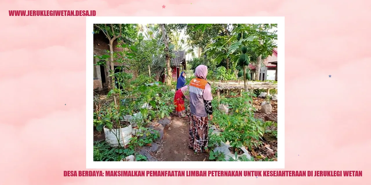 Desa Berdaya: Maksimalkan Pemanfaatan Limbah Peternakan untuk Kesejahteraan di Jeruklegi Wetan