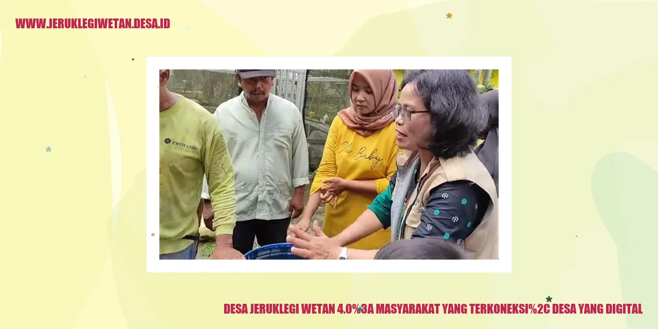 Desa Jeruklegi Wetan 4.0: Masyarakat yang Terkoneksi, Desa yang Digital