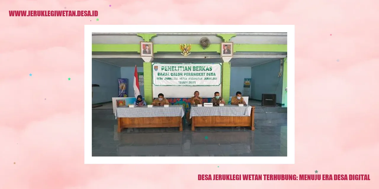 Jeruklegi Wetan: Desa Digital Terhubung