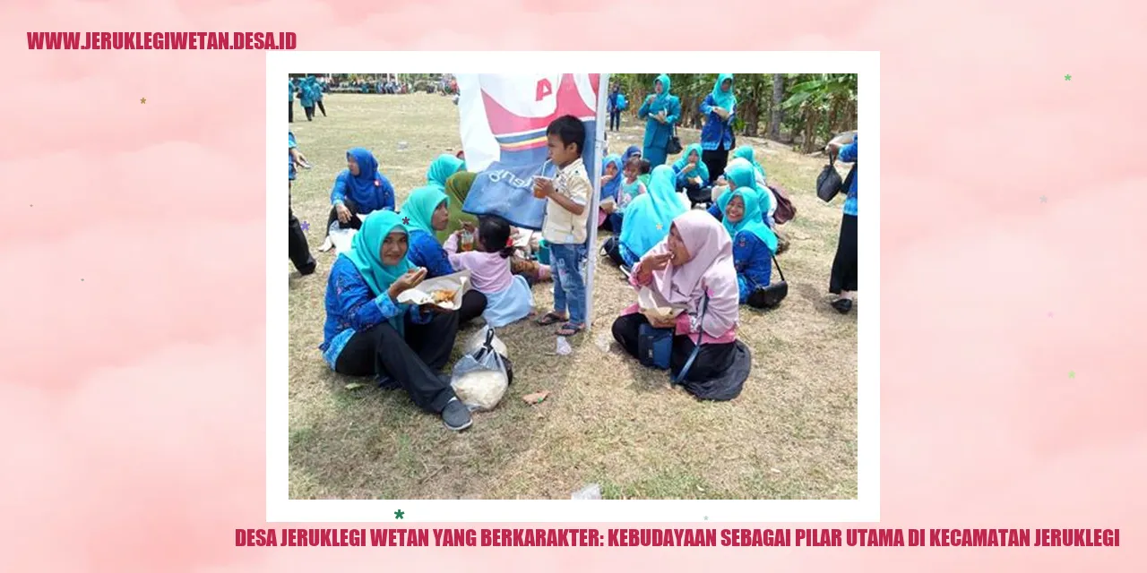 Desa Jeruklegi Wetan yang Berkarakter: Kebudayaan sebagai Pilar Utama di Kecamatan Jeruklegi
