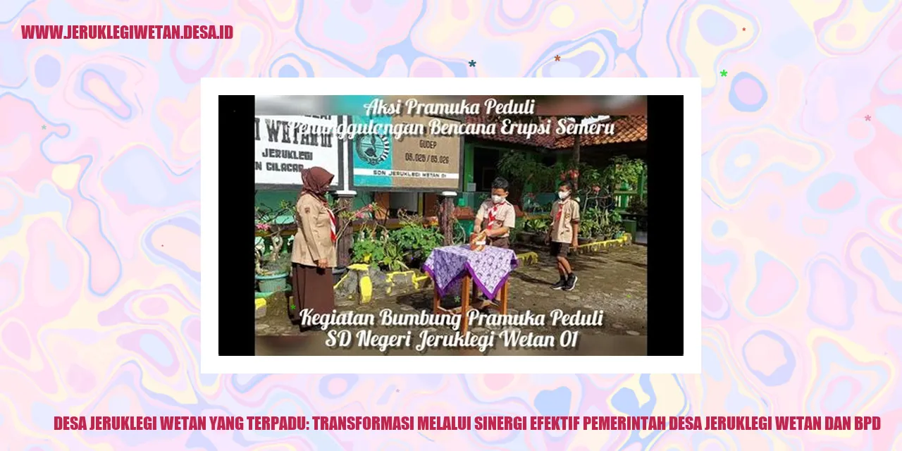 Sinergi Pemerintah Desa dan BPD untuk Desa Jeruklegi Wetan