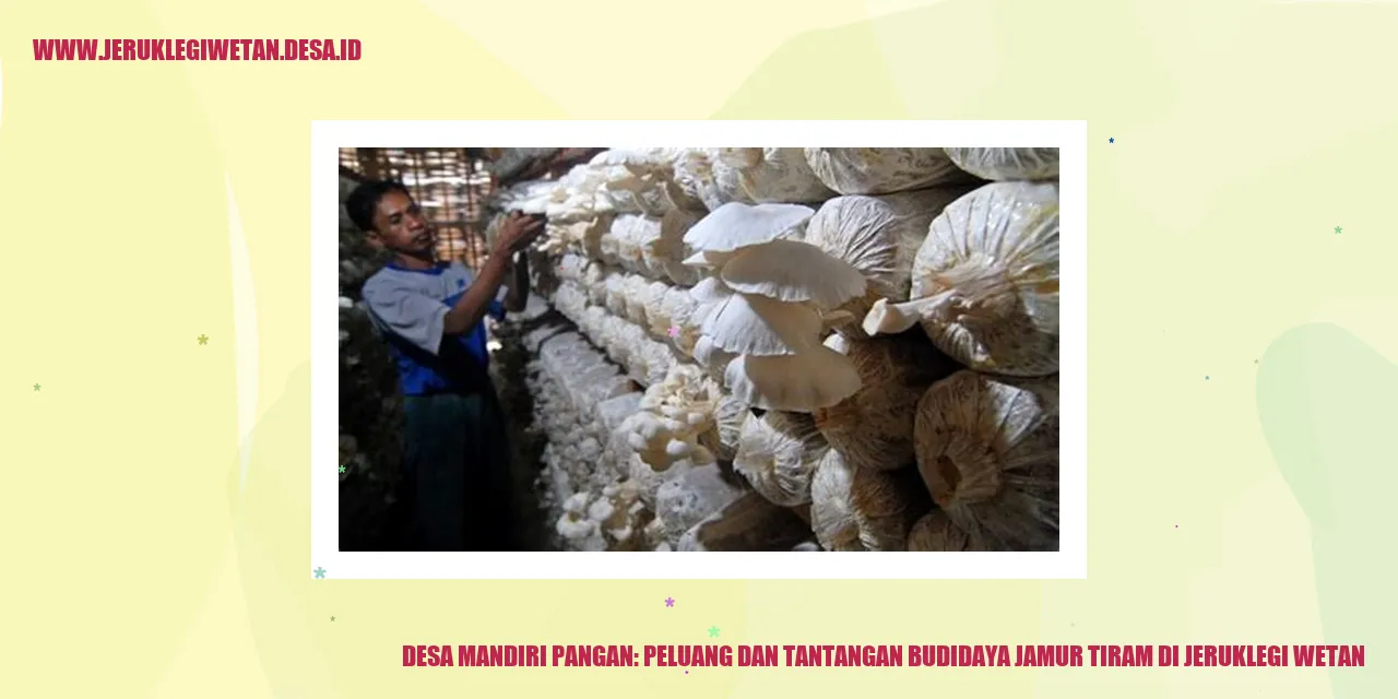 Peluang Jamur Tiram di Desa Mandiri Pangan Jeruklegi Wetan