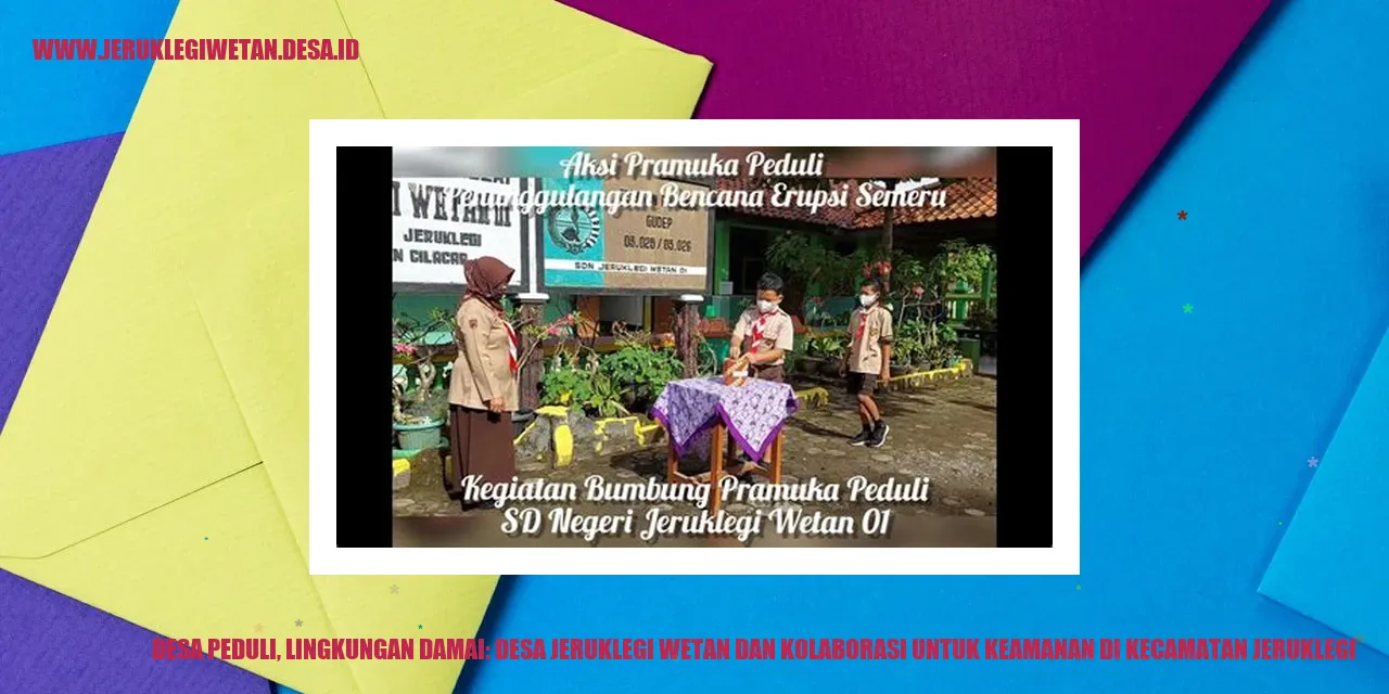Peduli Lingkungan Desa Jeruklegi Wetan