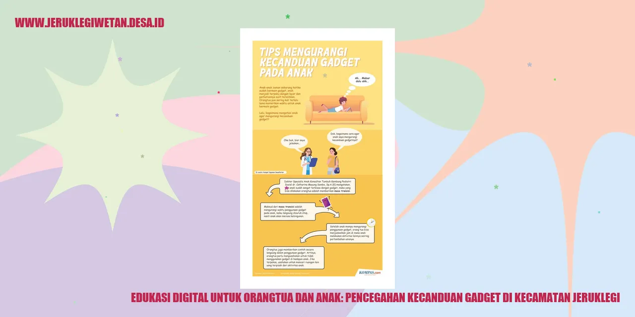 Edukasi Digital untuk Orangtua dan Anak: Pencegahan Kecanduan Gadget di Kecamatan Jeruklegi