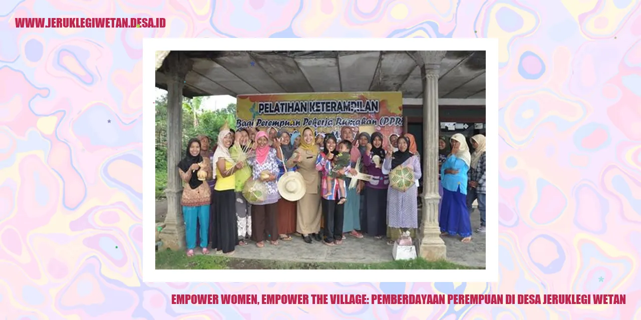 Pemberdayaan Perempuan Jeruklegi