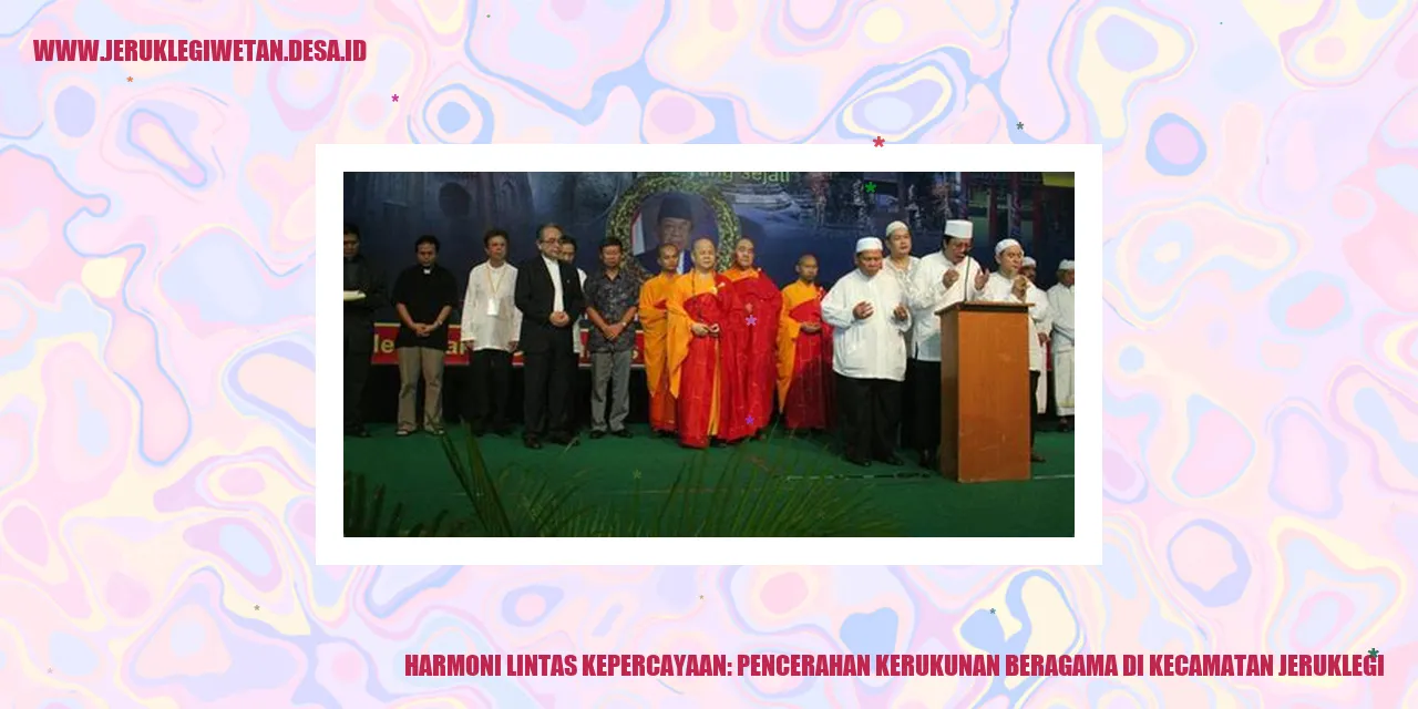 Kerukunan Lintas Kepercayaan di Jeruklegi: Satu Harmoni Agama