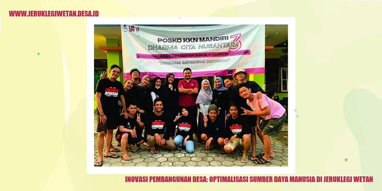 Peningkatan SDM di Desa Jeruklegi Wetan