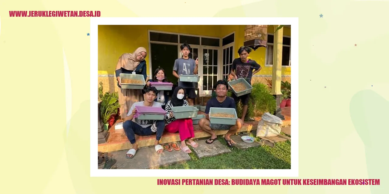 Inovasi Magot untuk Pertanian Desa