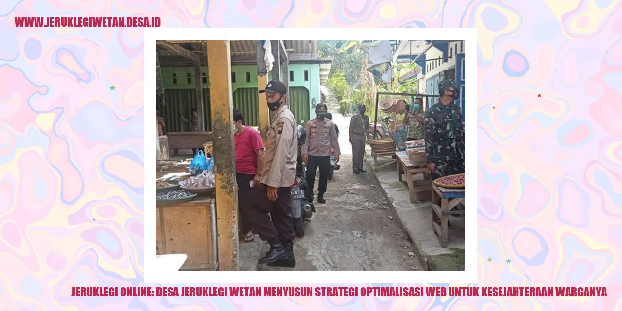 Jeruklegi Online: Desa Jeruklegi Wetan Menyusun Strategi Optimalisasi Web untuk Kesejahteraan Warganya