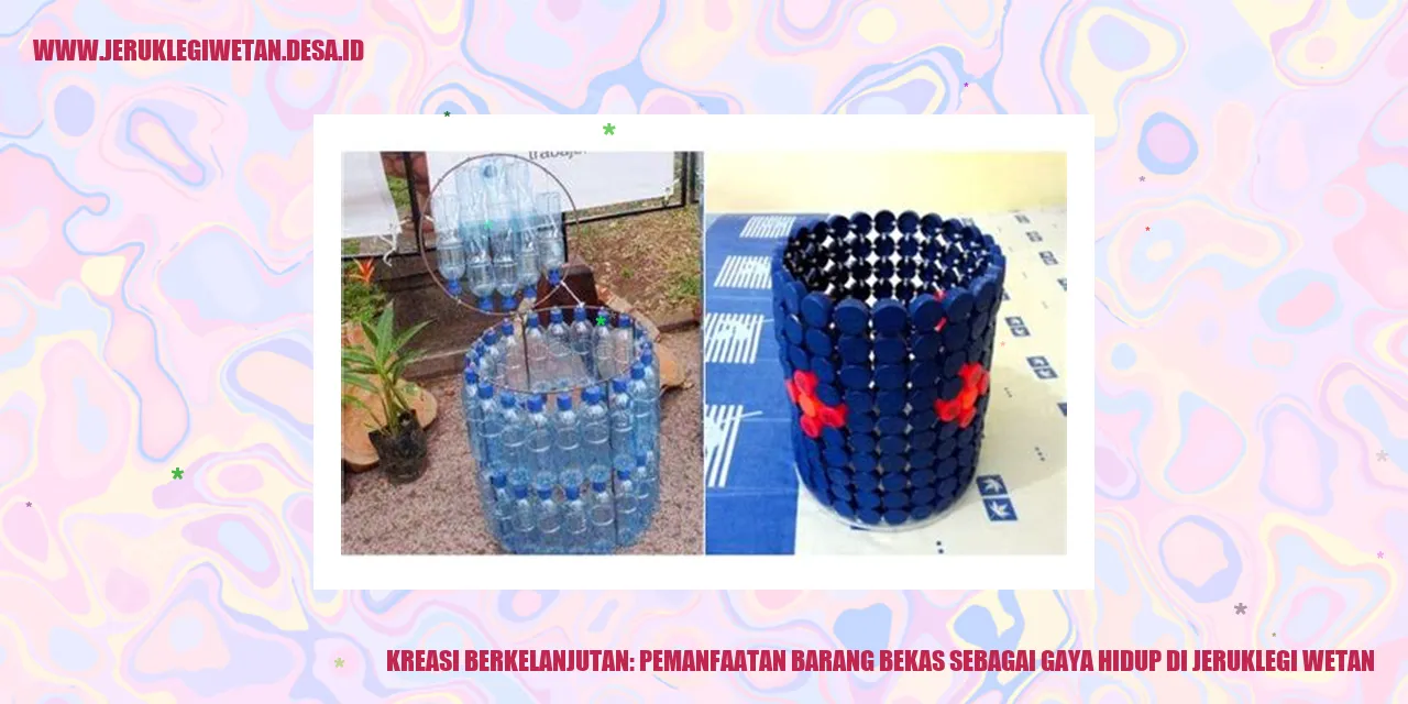 Kreasi Berkelanjutan: Pemanfaatan Barang Bekas sebagai Gaya Hidup di Jeruklegi Wetan