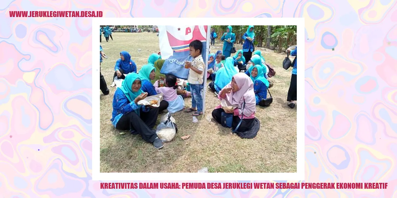 Kreativitas dalam Usaha: Pemuda Desa Jeruklegi Wetan sebagai Penggerak Ekonomi Kreatif