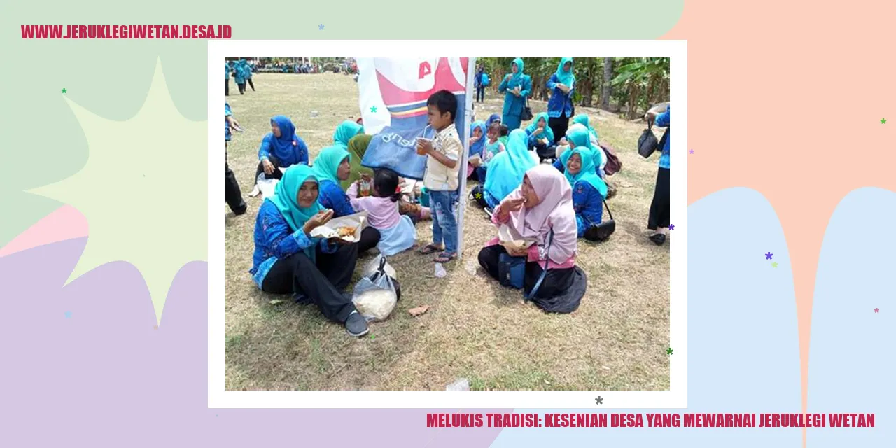Melukis Tradisi: Kesenian Desa yang Mewarnai Jeruklegi Wetan