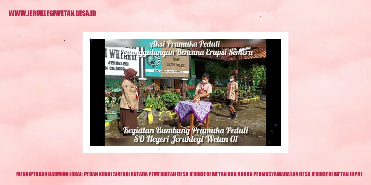 Sinergi Desa Jeruklegi Wetan