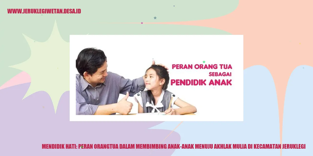 Peran Orangtua dalam Mendidik Anak-anak di Jeruklegi