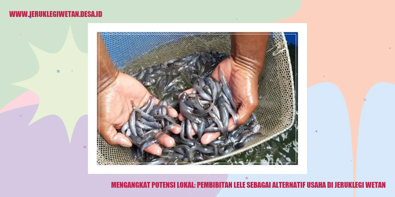 Mengangkat Potensi Lokal: Pembibitan Lele sebagai Alternatif Usaha di Jeruklegi Wetan