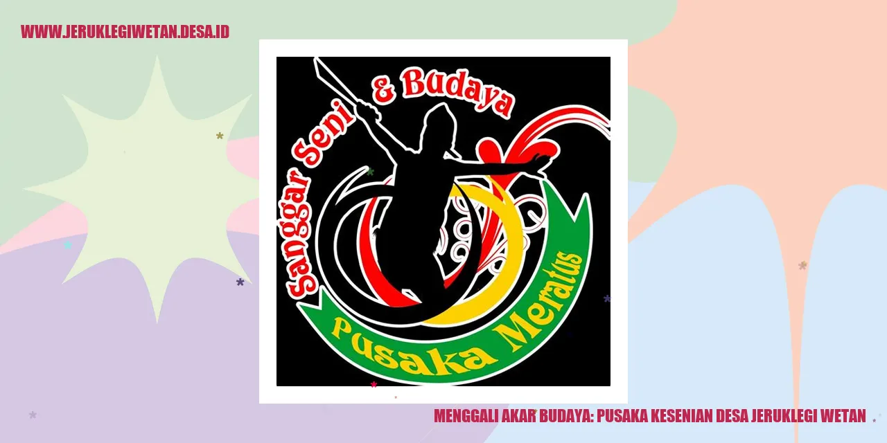 Menggali Akar Budaya: Pusaka Kesenian Desa Jeruklegi Wetan