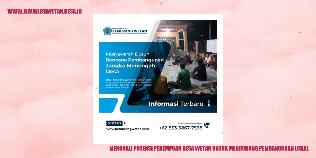 Menggali Potensi Perempuan Desa Wetan untuk Mendorong Pembangunan Lokal