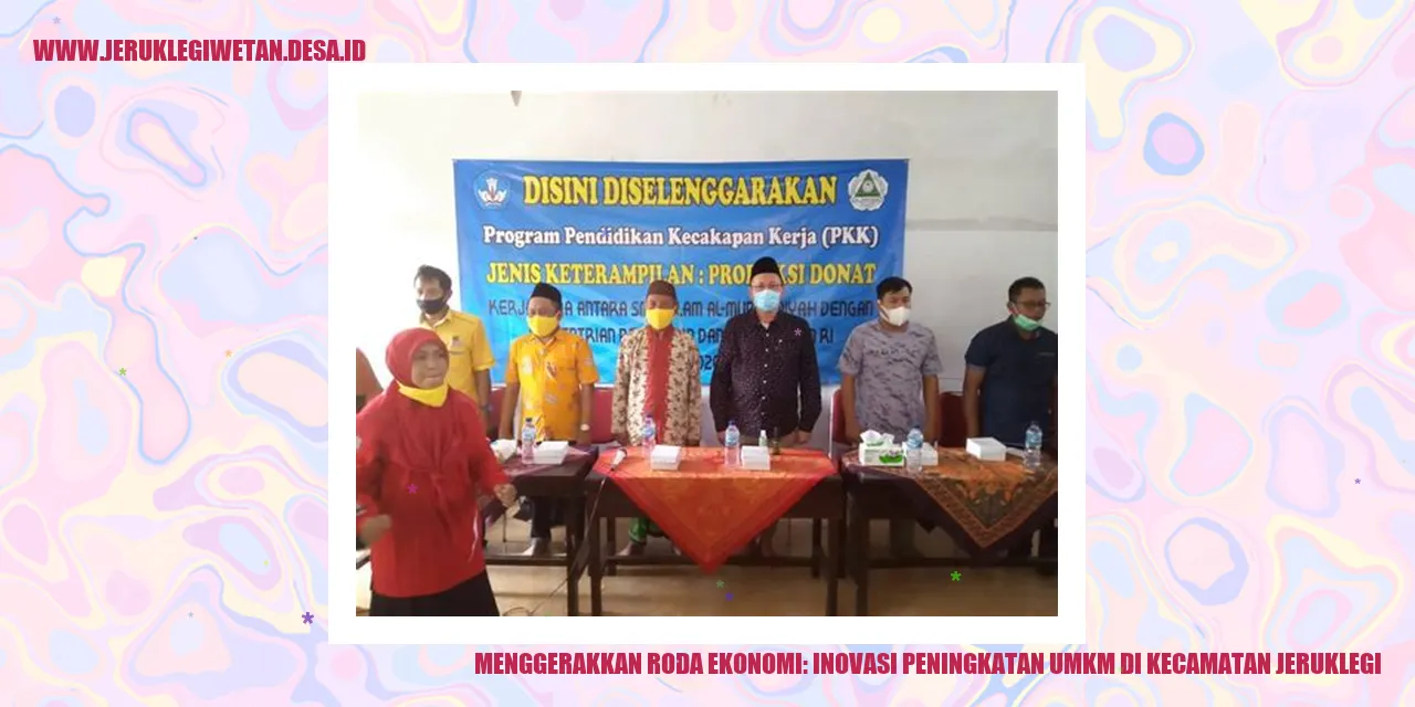 Menggerakkan Roda Ekonomi: Inovasi Peningkatan UMKM di Kecamatan Jeruklegi