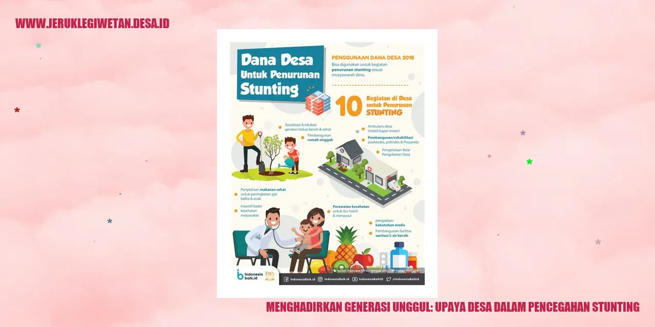 Menghadirkan Generasi Unggul: Upaya Desa dalam Pencegahan Stunting