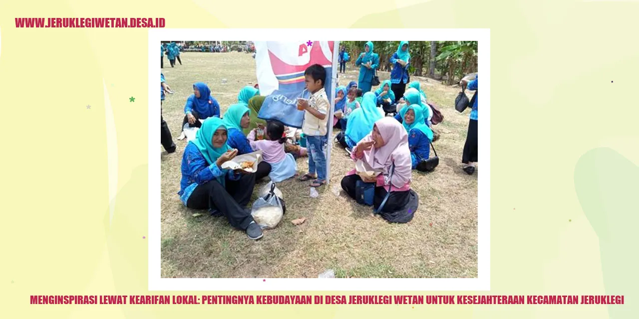 Membangkitkan Kesejahteraan Desa Melalui Kearifan Lokal