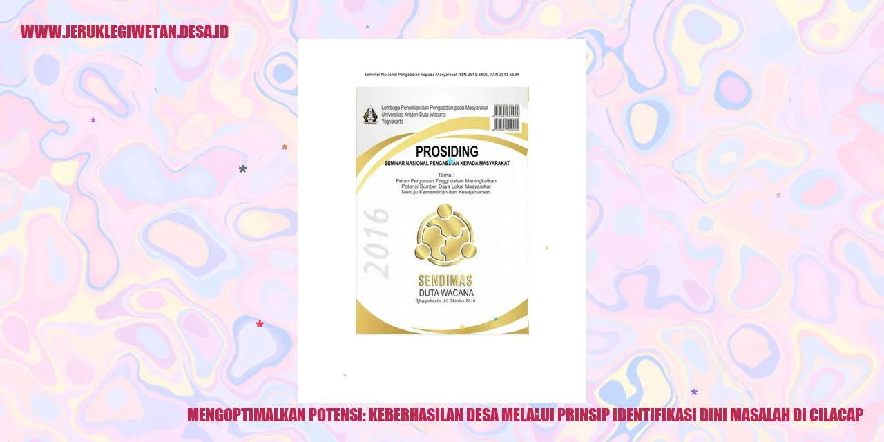 Maksimalkan Keberhasilan Melalui Identifikasi Masalah di Cilacap
