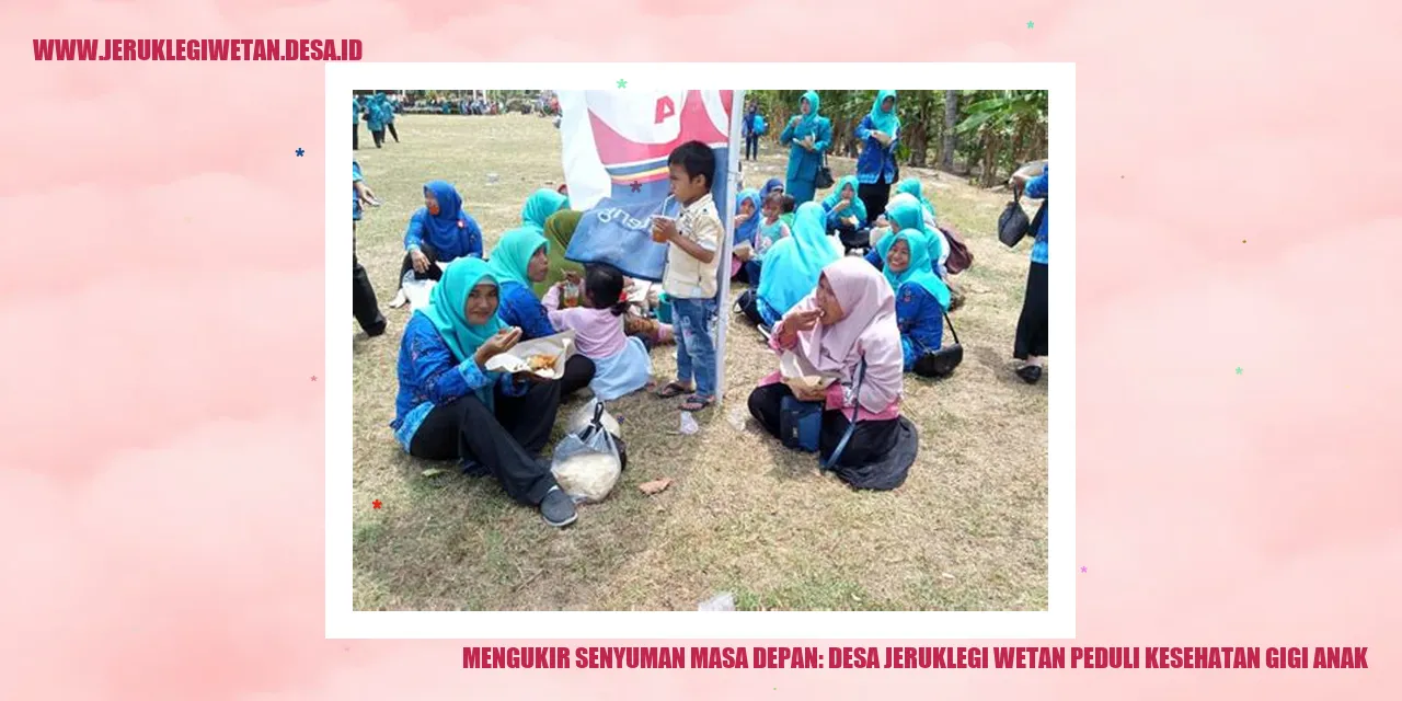 Mengukir Senyuman Masa Depan: Desa Jeruklegi Wetan Peduli Kesehatan Gigi Anak