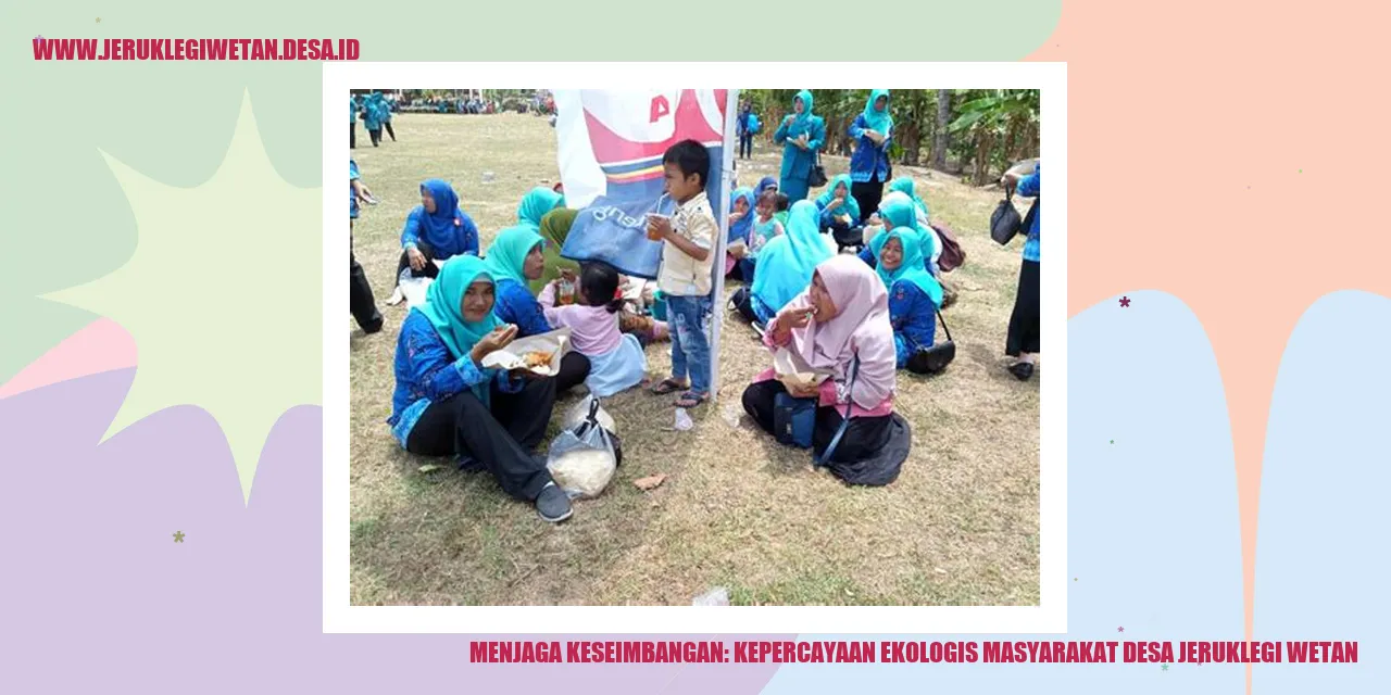 Kesejahteraan Ekologis Jeruklegi Wetan