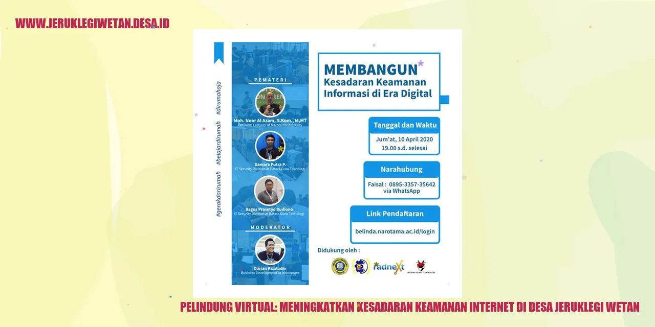 Pelindung Virtual: Meningkatkan Kesadaran Keamanan Internet di Desa Jeruklegi Wetan