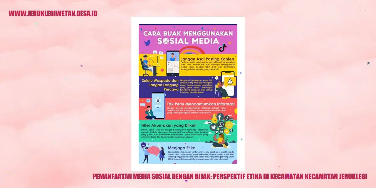 Pemanfaatan Media Sosial dengan Bijak: Perspektif Etika di Kecamatan Kecamatan Jeruklegi