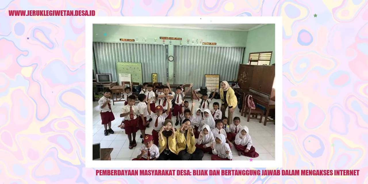Pemberdayaan Masyarakat Desa: Bijak dan Bertanggung Jawab dalam Mengakses Internet