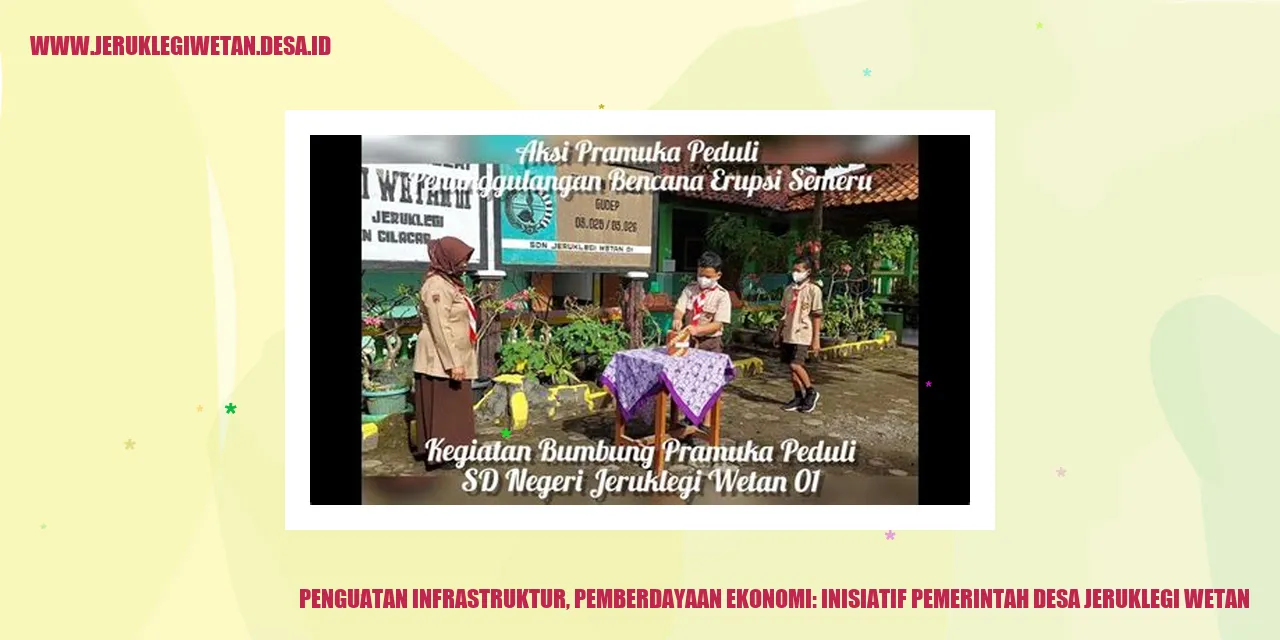 Penguatan Infrastruktur, Pemberdayaan Ekonomi: Inisiatif Pemerintah Desa Jeruklegi Wetan