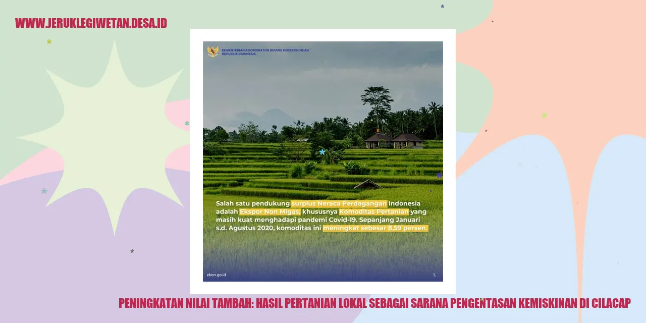 Pentingnya Pertanian Lokal Cilacap dalam Pengentasan Kemiskinan
