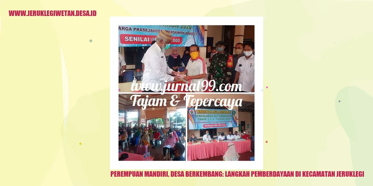 Perempuan Mandiri, Desa Berkembang: Langkah Pemberdayaan di Kecamatan Jeruklegi