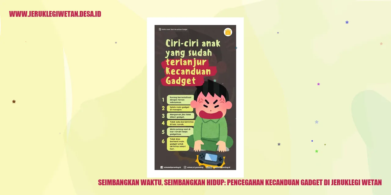 Seimbangkan Waktu, Seimbangkan Hidup: Pencegahan Kecanduan Gadget di Jeruklegi Wetan
