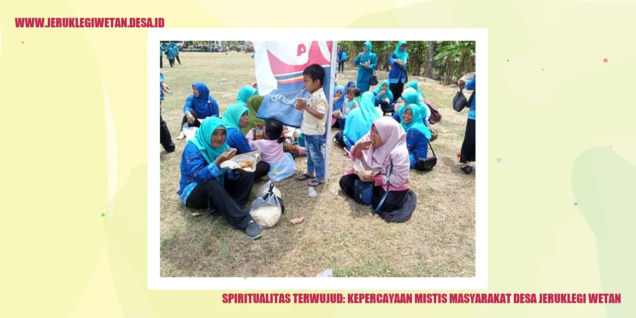 Spiritualitas Terwujud: Kepercayaan Mistis Masyarakat Desa Jeruklegi Wetan