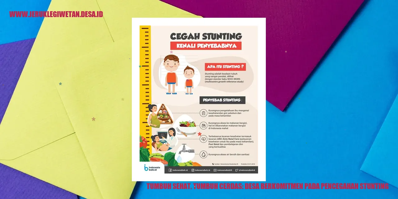 Tumbuh Sehat, Tumbuh Cerdas: Desa Berkomitmen pada Pencegahan Stunting