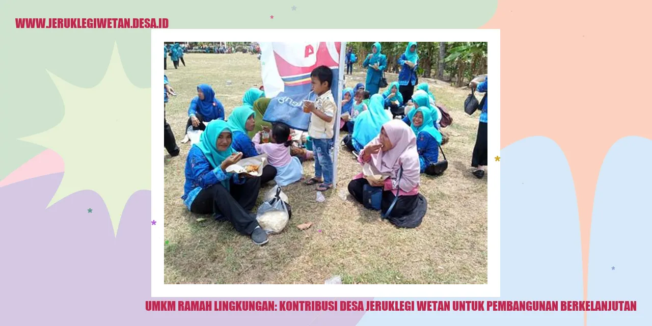 UMKM Ramah Lingkungan: Kontribusi Desa Jeruklegi Wetan untuk Pembangunan Berkelanjutan