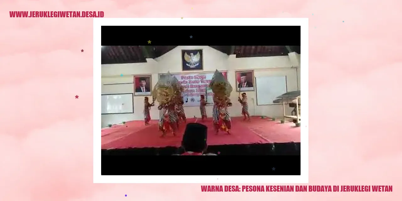 Warna Desa: Pesona Kesenian dan Budaya di Jeruklegi Wetan